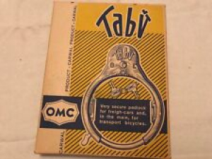 TABU, ITALY Carwal Product Vintage Bicycle Padlock, Original Box Review