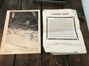 Vintage 1976 Murray Bicycle Owners Manual Warranty & Parts List Ohio Review