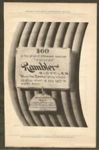 VINTAGE ADS FOR RAMBLER & CRESCENT BICYCLES Review