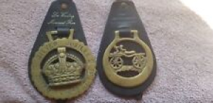 Les Wooding Memorial Ride Veteran Cycle club 1976-77 horse brass plaques Review