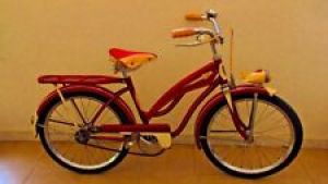UNIQUE VINTAGE EXCELLENT 60s UNIVERSAL SPACE RED BOYS – GIRLS ROAD BICYCLE  Review