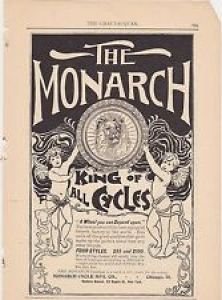 1890s VINTAGE MAGAZINE AD #B1-18 – MONARCH BICYCLES – KING OF Review