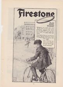 1890s VINTAGE MAGAZINE AD #B1-22 – FIRESTONE BICYCLE TIRES Review