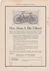1890s VINTAGE MAGAZINE AD #B1-15 – BICYCLE MAN – NEW YORK CITY Review