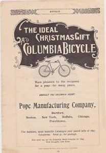 1890s VINTAGE MAGAZINE AD #B1-16 – COLUMBIA BICYCLE – CHRISTMAS GIFT Review