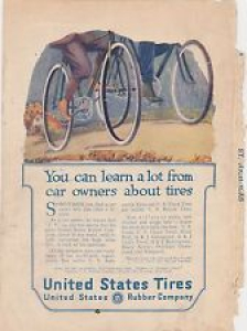 1890s/1900s VINTAGE MAGAZINE AD #B1-28 – UNITED STATES BICYCLE TIRES Review