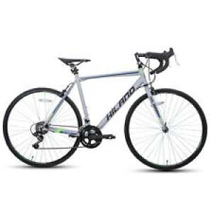 Hiland Road Bike 700C Sport Racing Bicycle with 14 Speeds Black Gray 22 inch New Review