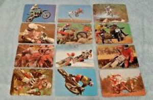 DIRT BIKE RACING Calendar CARDS SET 1989 (Portugal); 12 Cards Review