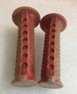 Vintage 1980s DORCY MX Bicycle Motocross BMX Octopus M21 Grips PINK Faded Patina Review