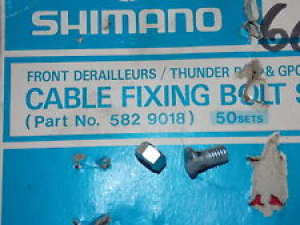 NOS vintage Shimano front derailleur cable fixing stop bolt set 582 9018 Review