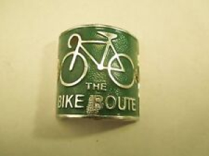 Vintage The Bike Route Bicycle Head Badge Emblem Bicycle Review