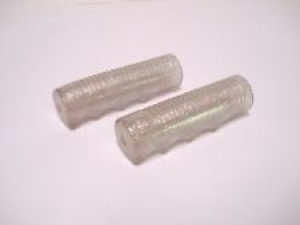 VINTAGE NOS OGK HUNT WILDE STYLE MINI JR.CHILD SILVER BICYCLE TRICYCLE GRIPS  Review