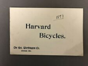 The Geo. Worthington Co. 1897 Harvard Bicycles Brochure  Review