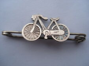 C1890S VINTAGE SILVER SAFETY BICYCLE SHAPE BAR PIN BROOCH Review