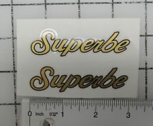 Raleigh bicycle “Superbe”  script downtube decals (2) Review
