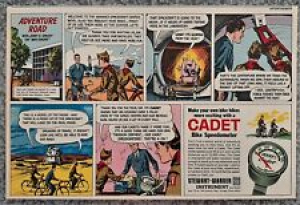 VINTAGE 1966 STEWART WARNER CADET BICYCLE SPEEDOMETER BOY SCOUTS ADVERTISEMENT  Review