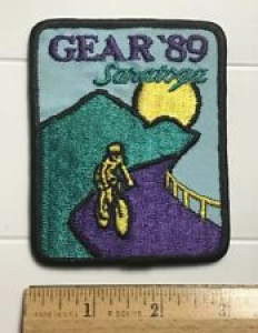 Gear 1989 Saratoga Florida FL Bicycling Cycling Embroidered Patch Review