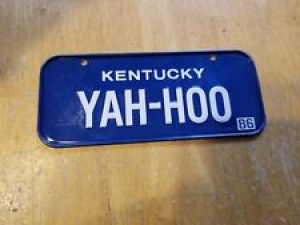 1986 Post Cereal Metal Bike License Plate State – Kentucky YAH-HOO Review