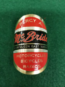 Mc Bride Bike Badge Headtube Emblem Acid Etched Brass Toronto Canada Review