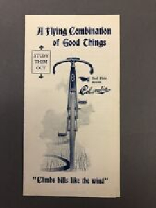 1896 Columbia Bicycle Handout Pamphlet 6 1/2″ x 3 1/2″ Review