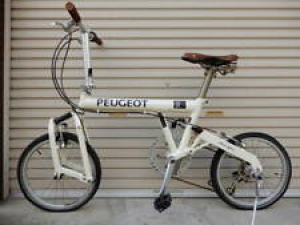 Peugeot Pacific 18-inch / 8-speed / folding bike USED product / White color Review