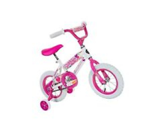 Magna Girls 12″ Sweet Heart Bike, Small, White/Pink Review