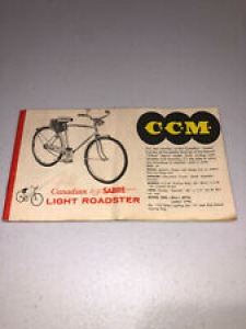 Vintage 1960’s CCM Canada Cycle & Motor Bicycles Sabre Brochure Review
