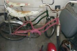 Schwinn Stingray Fair Lady Pink Floral Banana Seat Muscle Bike Vintage Bicycle  Review