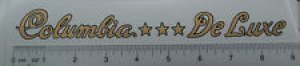 Columbia  3 Star Deluxe decal   Review