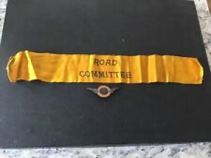 1890s Time Wheelman Bicycle Bike Club Member Pin & Road Committee Race Arm Band Review