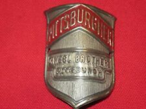 Vintage original TOC ? Pittsburgher bicycle head badge Gimbles pittsburgh Review