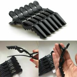 6pcs CROC Hair Sectioning Grip Clips Hairdressing Clamps Plastic Salon Tool   Review