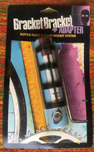 NOS Vintage 1991 BRACKETBRACKET Bottle Cage FRAME FIT PUMP Adapter USA Rando MTB Review
