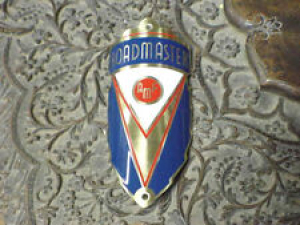 NOS Roadmaster AMF Bicycle Head Tube Badge Emblem Etched Brass Review
