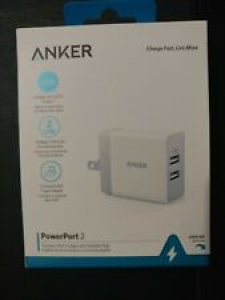 Anker 2-Port PowerPort 24W Wall Charger – White … BRAND NEW!!! NEVER OPEN. Review