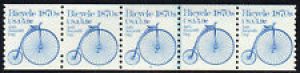 SC#1901 – 5.9c Bicycle PNC5 Plate #4 MNH Review