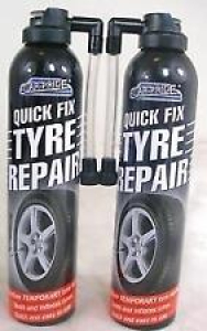 2 x Car Pride Quick Fix Car Bike Bicycle Tyre Repair 300ml Seals & Inflates Review