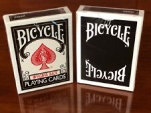 1 DECK Bicycle Insignia (black) playing cards FREE USA SHIPPING  Review