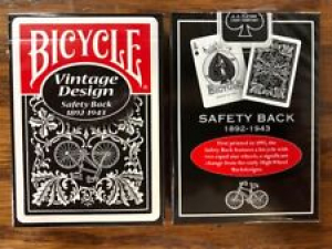 1 DECK Bicycle Safety Back (BLACK) playing cards FREE USA SHIPPING! Review