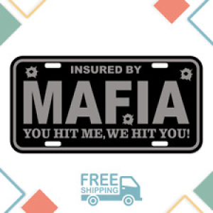 PERSONALIZED MAFIA License Plate  Review