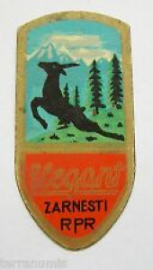 g850 Romania 1950’ RPR Zarnesti ELEGANT brass bicycle bike badge logo emblem RRR Review