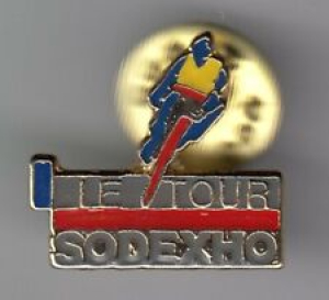 RARE PIN PINS PIN’S .. VINTAGE 1992 TOUR DE FRANCE VELO CYCLING SODEXHO FOOD~US7 Review