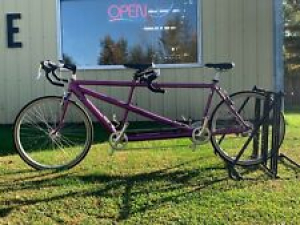 58cm medium front, 52 cm small stoker, 700c, purple, Cannondale tandem bicycle Review
