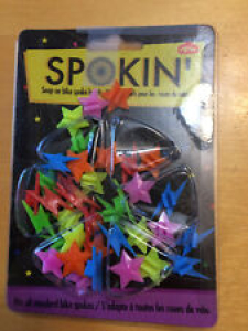 Spokin’ Snap On Bike Wheel Spoke Beads Clips Star Shaped Neon Colors Review