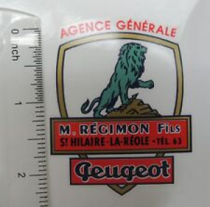 Peugeot Agence Generale decal Review