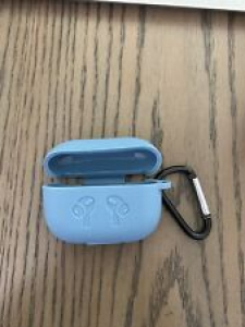 New With Tags Airpod Pro Compatible Silicone Case Marine Blue Lightweight Clip  Review