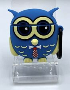 Blue Owl Airpods Case Cover For 1st/2nd Generation. 3D Cartoon Design. Review