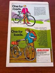 1973 VINTAGE 6.5×10 PRINT AD FOR RALEIGH 5/10 SPEED BICYCLE RECORD 24+THE SPRITE Review