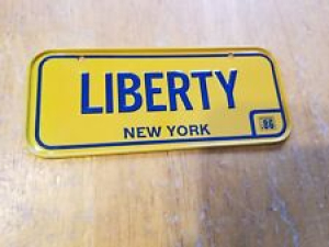 1986 Post Cereal Metal Bike License Plate State – New York LIBERTY  Review