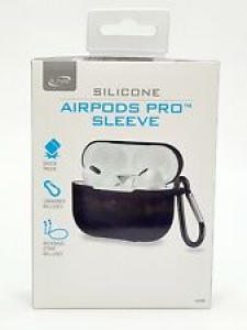 New iLive AIR PODS PRO Silicone Sleeve Carry Case Neckband Strap Carabiner Black Review